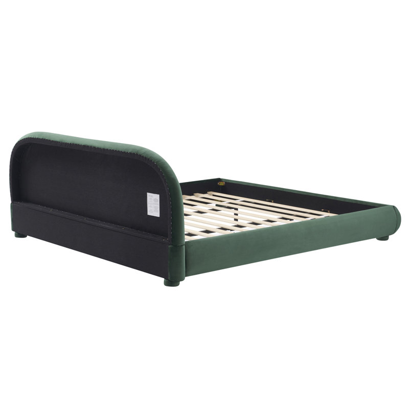 Lit tapissier Style, Très grand, Vert