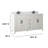 Andjoua 59.5'' Double Bathroom Vanity with Top-68312598