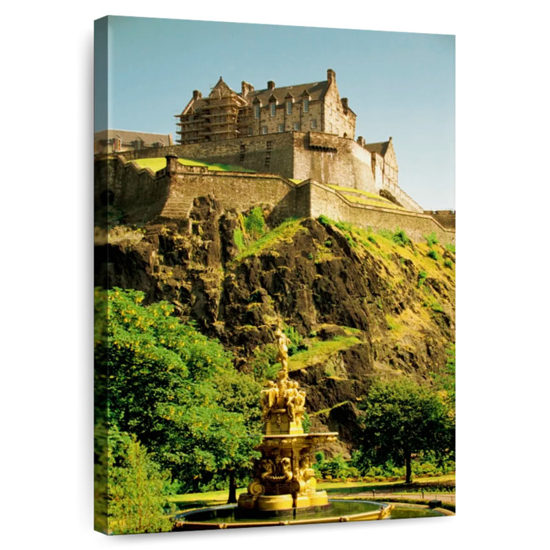 Aime Cliffside Edinburgh Castle, 12" H x 8" W