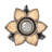 4'' H Wood Tabletop Tealight Holder