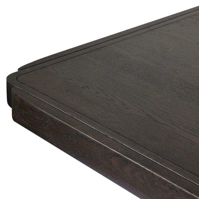 Hurley Rectangle Oak Double Pedestal Dining Table, 30" H x 120" W x 46" D