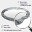 Gray Stone River IV - Formes asymétriques abstraites - Grand miroir mural moderne