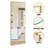 Talma Wood Flat Mirror-1801682383-1801682421