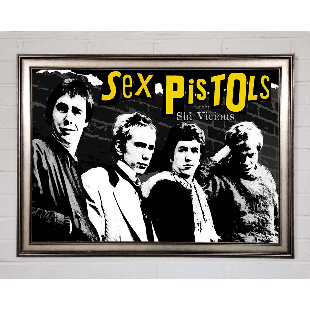 Sex Pistols - Einzelne Bilderrahmen Kunstdrucke