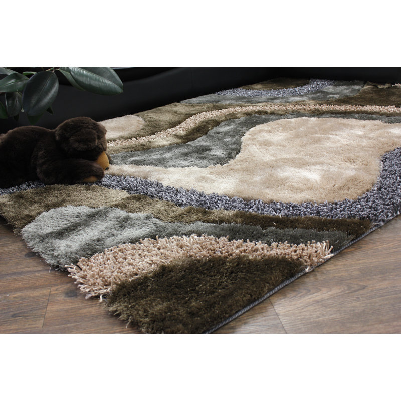 Tapis brun/beige Lonan, 7 pi 6 po x 10 pi 2 po
