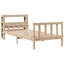 Bed Frame Without Mattress Single Solid Wood Pine