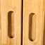 Solid Cypress Wood Console Cabinet