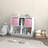 Azha 29.53'' H X 35.43" W Bookcase With Fabric Storage Bins-1868398794