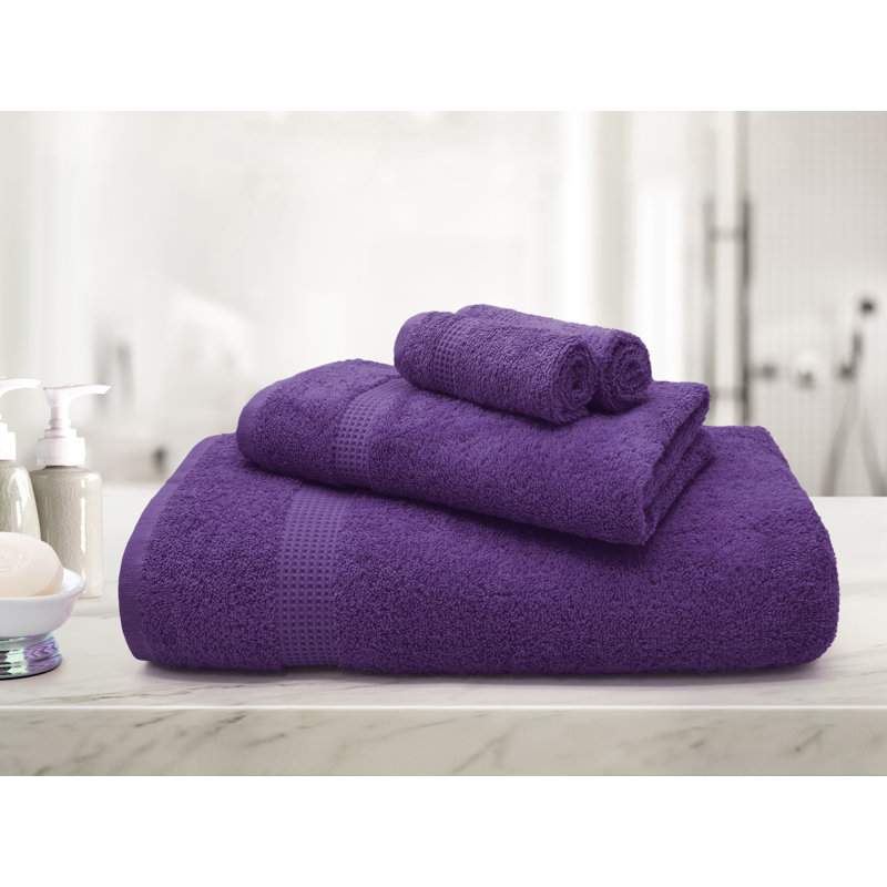 Palyn Bath Sheet Super Absorbent 550 gsm Luxury Egyptian-Quality Cotton 90x150, Purple