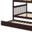Full over Full Bunk Bed with Built-In Stairs , Trundle Bed Included-114851738
