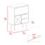 Armoire bar 4 tiroirs Wenge