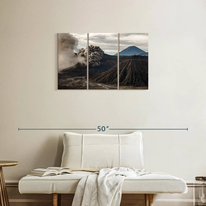 Alvord Volcanic Eruption, 20" H x 33" W