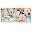 Eaubonne - Ensemble de 2 collages carrés floraux-102162014-102162015