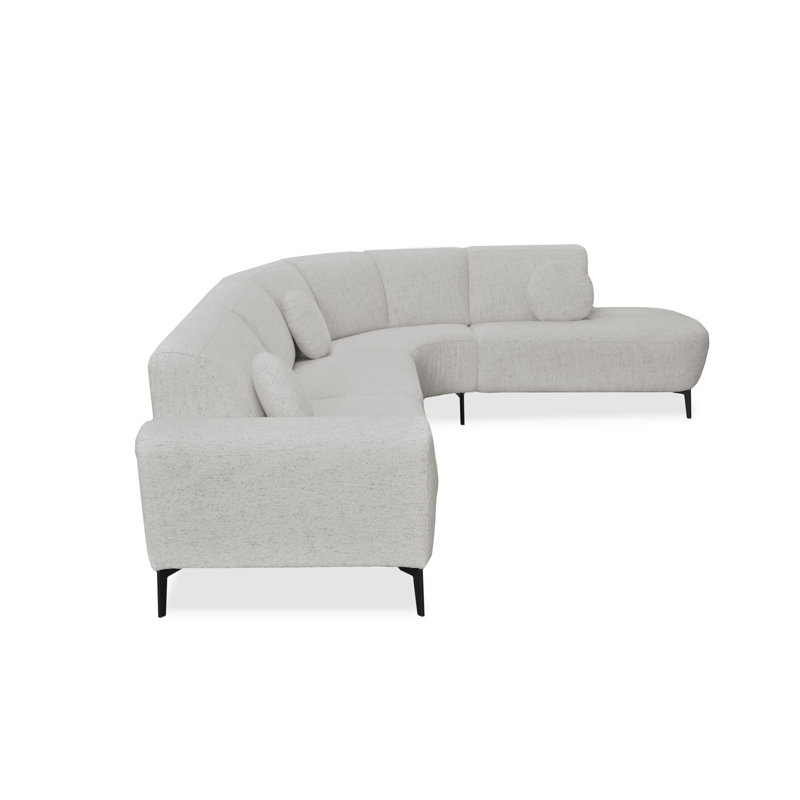 5 Seater Corner Sofa , Left Hand Facing, Grey