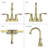 Bathroom faucet with 360 degree turn spout-115827338