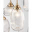 6 - Light Satin Gold Cluster Pendant