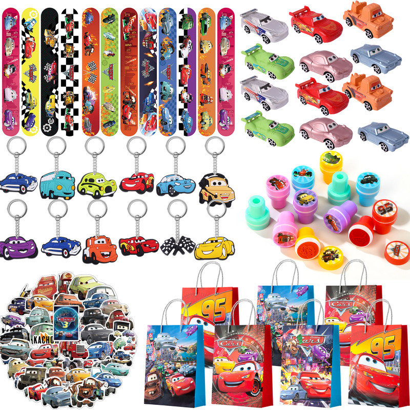 Ensemble de décorations de fête pour enfants Lightning McQueen, 110 pièces Lightning McQueen