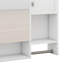 Pharmacie de salle de bain avec miroir 29 po x 28 po, armoire de rangement murale avec porte, tablette réglable et barre à serviettes-1380723680