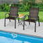 Fauteuil de patio empilable Zukowski-1424051667