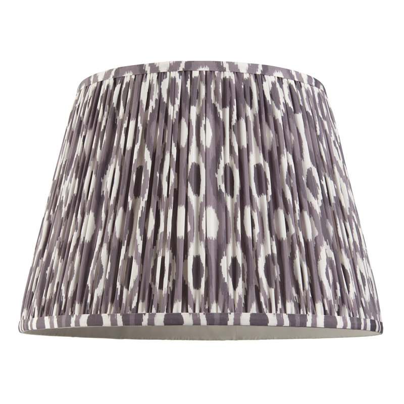 Ikat Lamp Shade, Brown, 27.5cm H x 28cm W x 40cm D