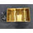 Brushed gold 27" x 18" single bowl undermount kitchen sink 16g stainless steel