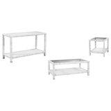 Pine Isle 3 - Piece Coffee Table Set