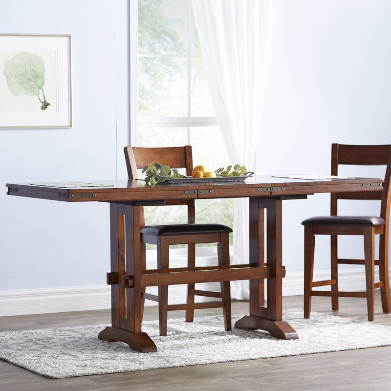Vanni Extendable Solid Wood Base Dining Table