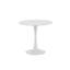 Round Steel Top Dining Table