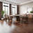 Round Solid Wood Dining Tables with Turntable-866856846