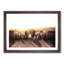 Herd of Elephants on a Dusty Road in Abstract - Picture Frame Painting Print-55763217-55763214