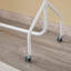 183cm White Heavy Duty Clothes Rail Metal Garment Rack for Hanging Clothing