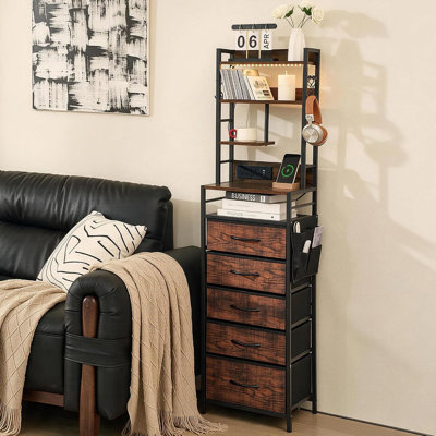 38 cm W Bedside Table