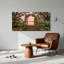Ensemble de 1 tableau sur toile représentant une arche de jardin-129350710-129350713
