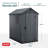 Keter Darwin 4x6 ft. Resin Outdoor Storage Shed With Floor for Patio Furniture and Tools, Graphite-96237102