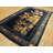 Blue Flowers Vase Pattern Antique Blue Color Baotou Chinese Wool Rug