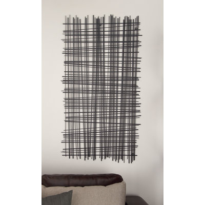 Décoration murale en fil métallique
