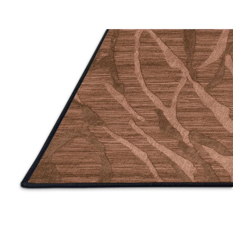 Tapis abstrait lavable à la machine