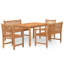 Blauser 4 - Person Patio Dining Set with Rectangular Table