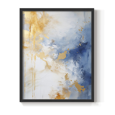 ABSTRACT Series DXLIII  -Premium Framed Print -Ready to Hang - No Nails Required