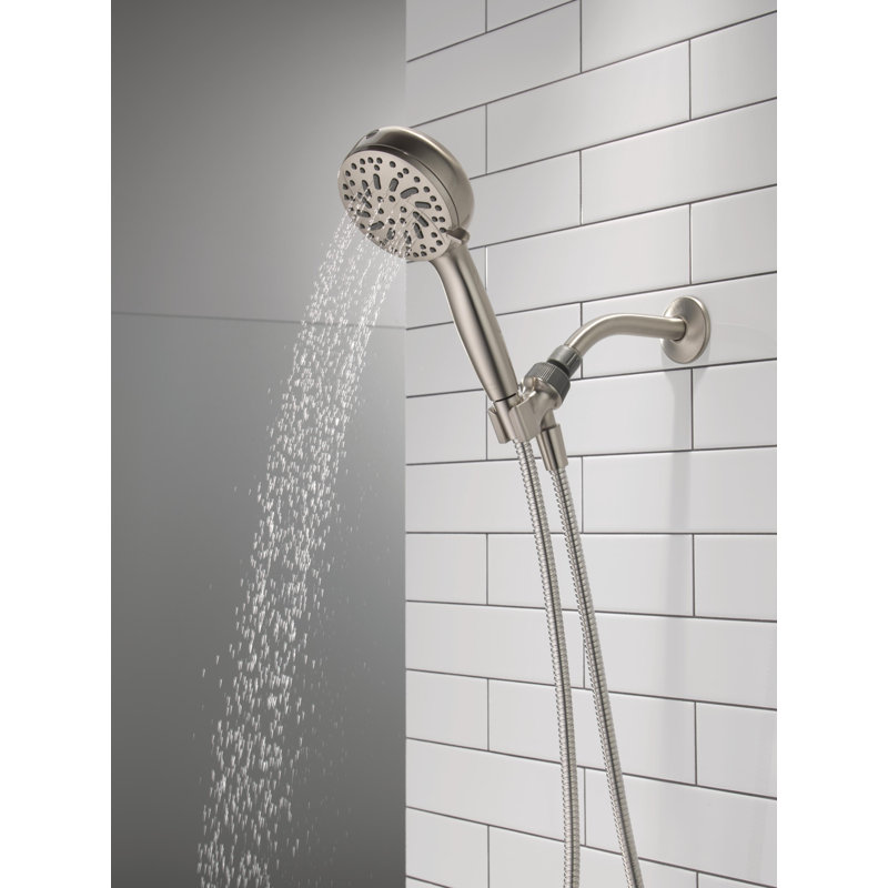 Douche à main ProClean, pomme de douche à main à jet haute pression, douche à main avec boyau, Nickel satiné