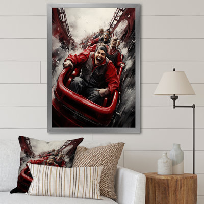 «Luecinda Rollercoaster Thrill Seekers Delight II», reproduction sur toile