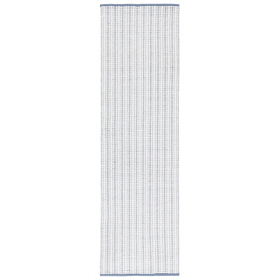 909 Hand Woven Cotton/Wool Striped Rug 
