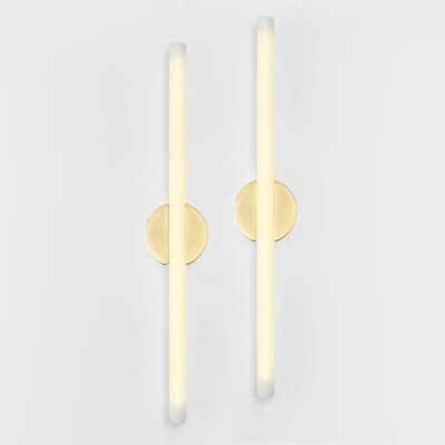 2 - Light Flush Mounted Sconce