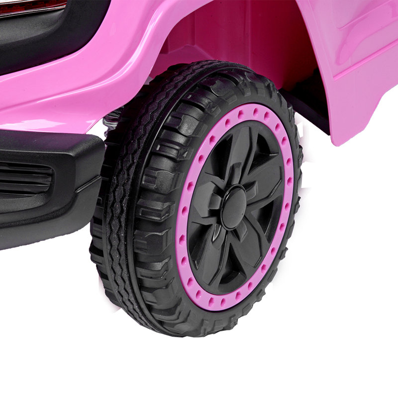 Pink 6V Kids Ride-On Truck with Remote Control