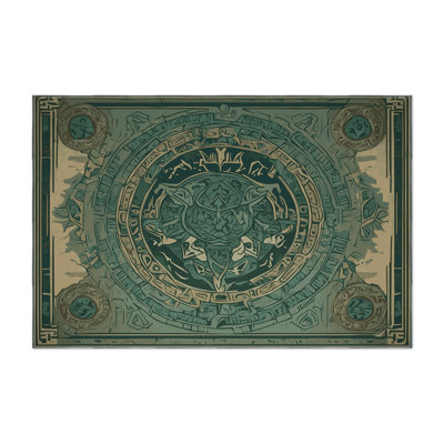 Triforce Trail Indoor And Outdoor Area Rug