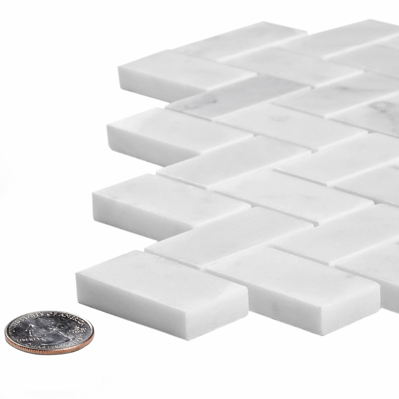 12" x 12" Marble Look Mosaic Wall & Floor Tile