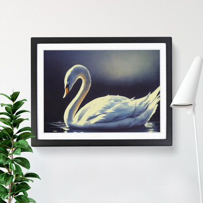 Luminous Swan - Single Picture Frame Print