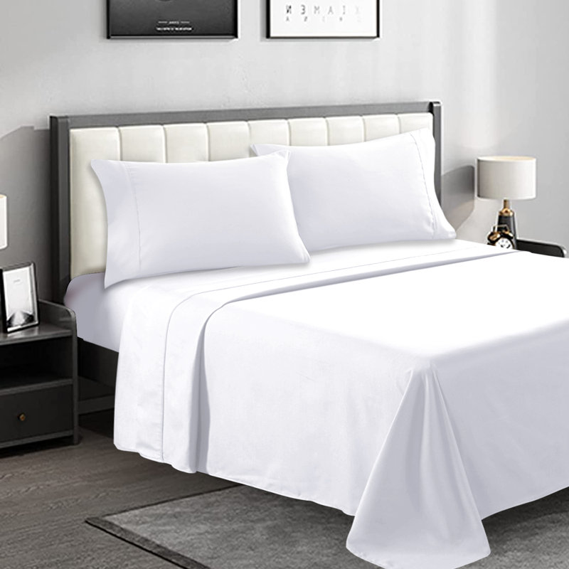 Sheet Set6 Microfiber Sheet Set, White
