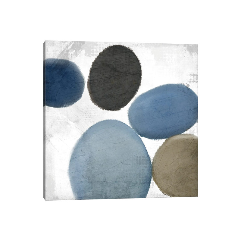 Geo Round I - Wrapped Canvas Print