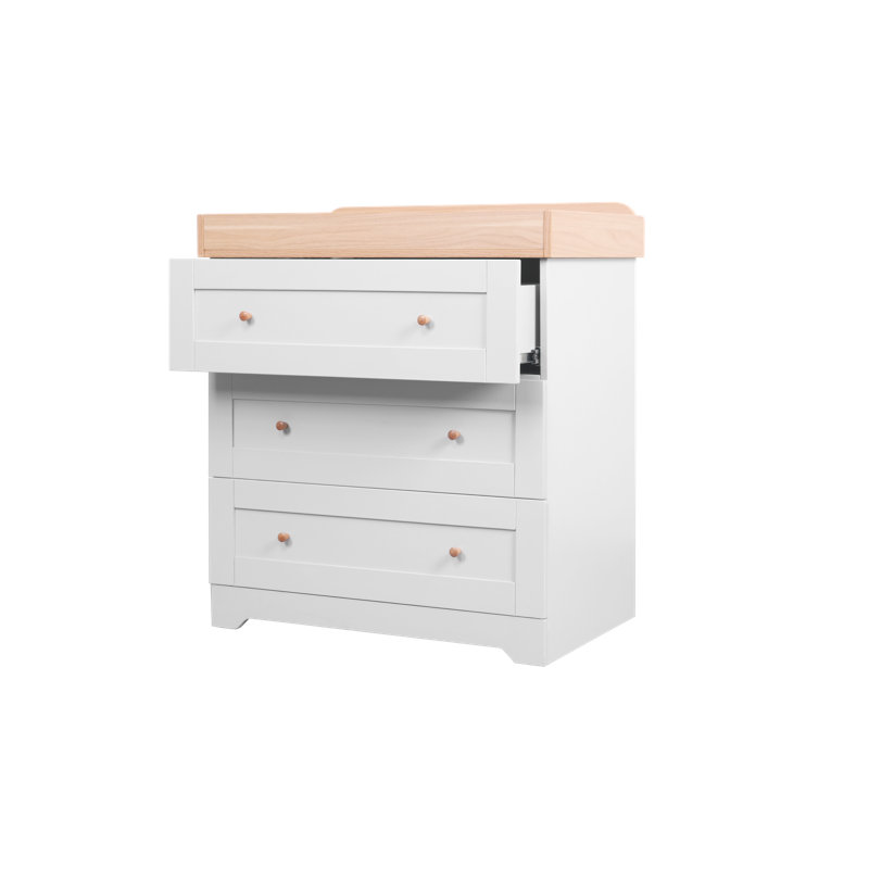 Tutti Bambini Rio Chest Changer, Dove Grey/Oak